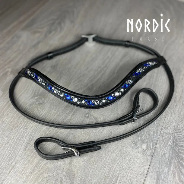 Nordic Horse Kopfstück Color Mix Blau