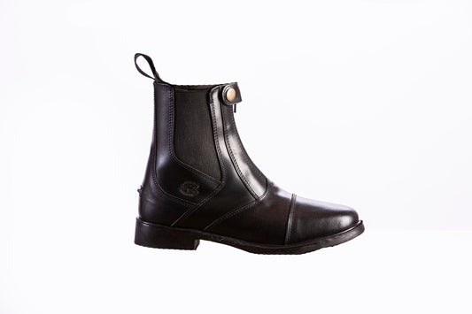Hestagallery schwarze Jodhpur Stiefel mit Reißverschluss