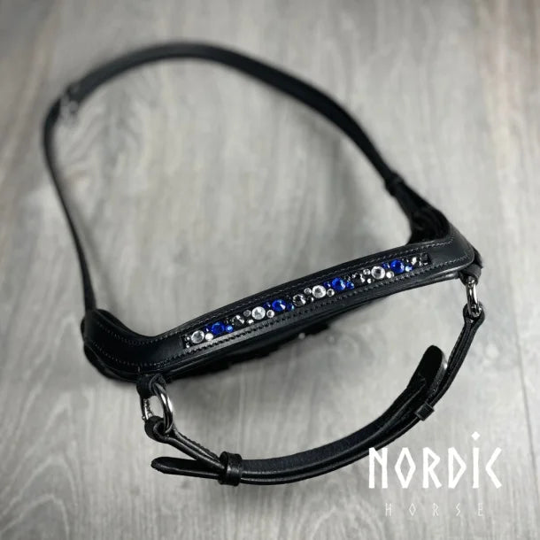 Nordic Horse Anatomischer Nasenriemen Color Mix Blau
