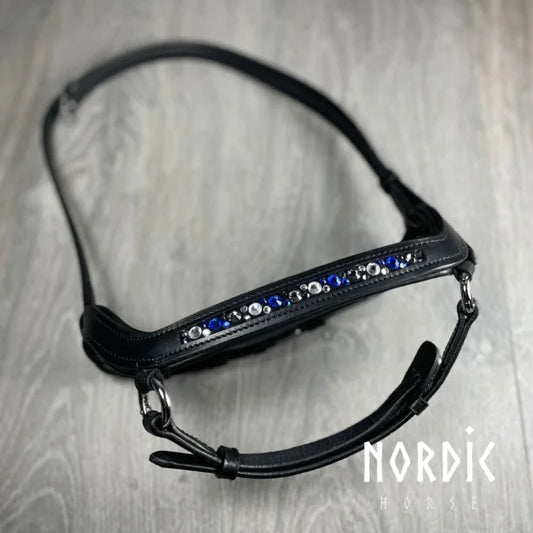 Nordic Horse Anatomischer Nasenriemen Color Mix Blau