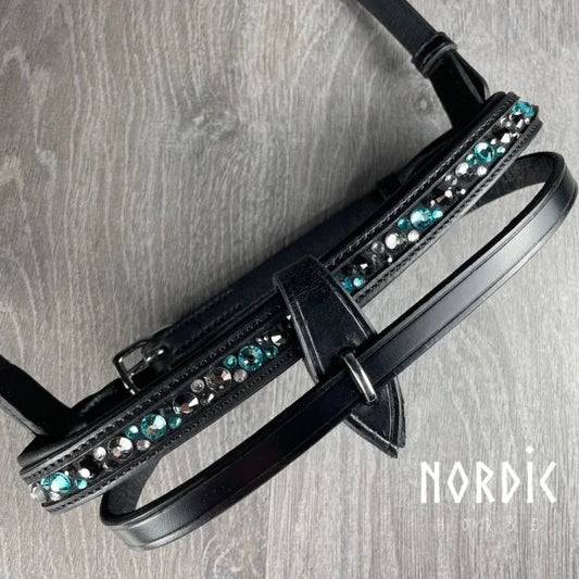 Nordic Horse Engl. Komb. Nasenriemen Color Mix Türkis